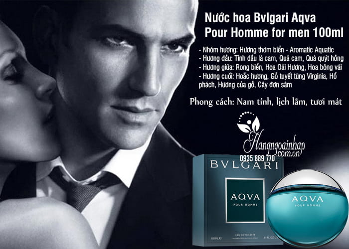 Nước hoa Bvlgari Aqva Pour Homme for men 100ml của Ý  12