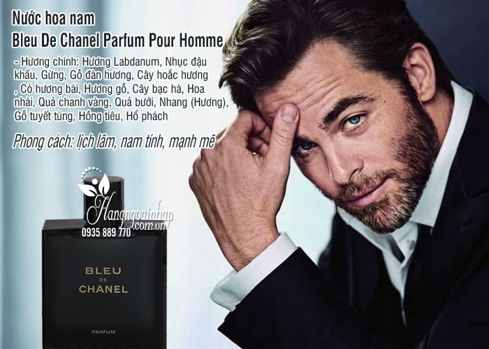 Nước hoa nam Bleu De Chanel Parfum Pour Homme 5ml hot nhất 1