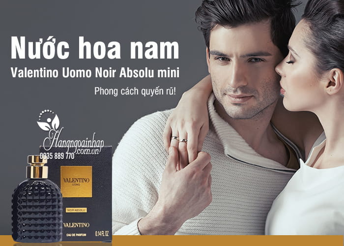 Nước hoa nam Valentino Uomo Noir Absolu mini 4ml 1