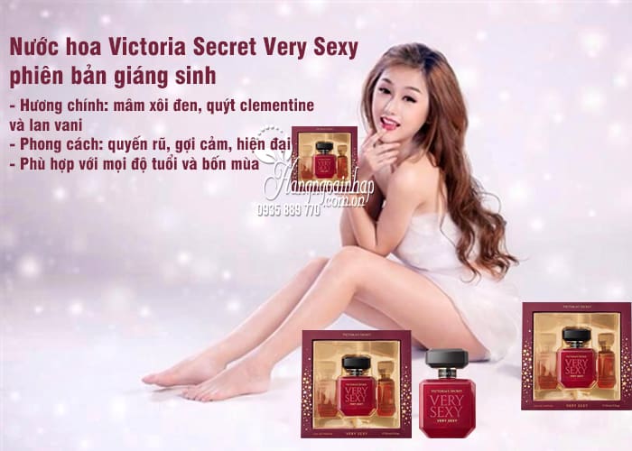 Nước hoa Victoria Secret Very Sexy 30ml phiên bản giáng sinh 2