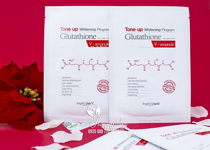 Mặt nạ trắng da Tone up Whitening Program Glutathione Mask 45