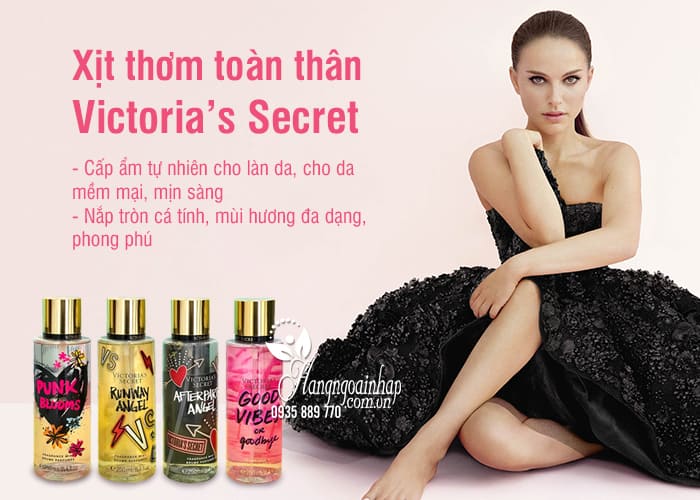 Xịt thơm toàn thân Victoria’s Secret 250ml mẫu mới 6