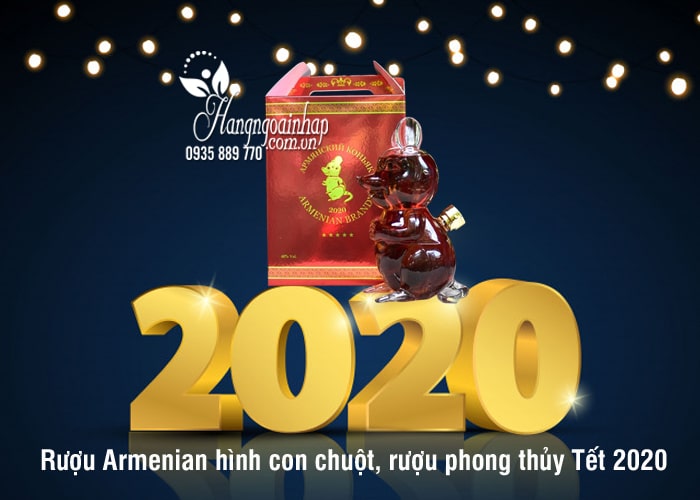 Rượu Armenian hình con chuột, rượu phong thủy Tết 2020 6