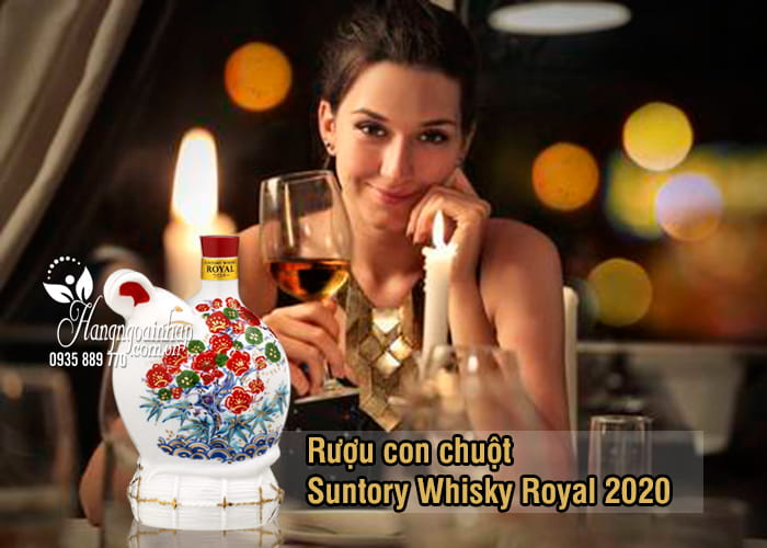 Rượu con chuột Suntory Whisky Royal 2020, rượu chuột Nhật 0