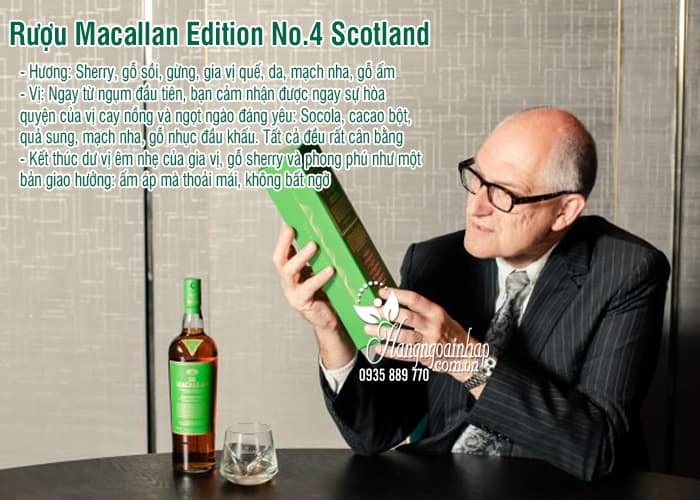 Rượu Macallan Edition No.4 Scotland chai 700ml chính hãng 2
