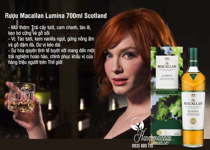 Rượu Macallan Lumina 700ml Scotland, rượu ngon trứ danh 1