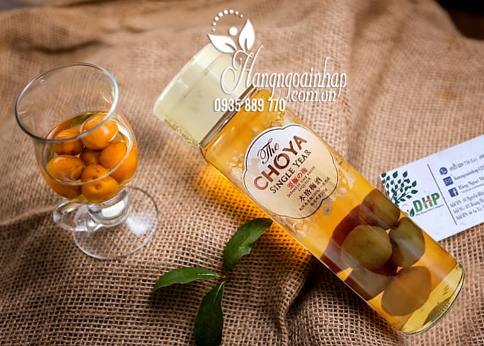 Rượu mơ Choya Single Year Nhật Bản 650ml, mơ vàng 1