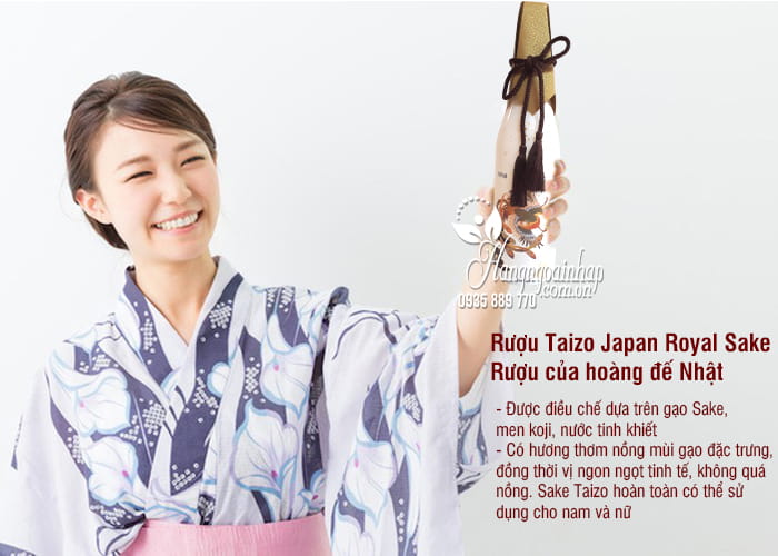 Rượu Taizo Japan Royal Sake - Rượu của hoàng đế Nhật, sang trọng 3