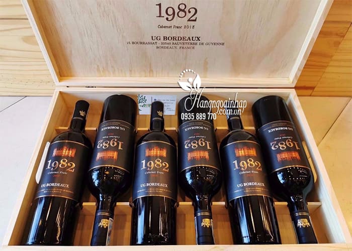 Rượu vang 1982 Cabernet Franc 750ml xách tay Pháp  1