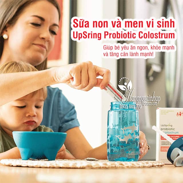 Sữa non và men vi sinh UpSring Probiotic Colostrum 30 gói 1