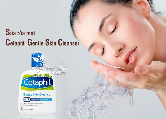 Sữa rửa mặt Cetaphil Gentle Skin Cleanser 118ml của Mỹ 56