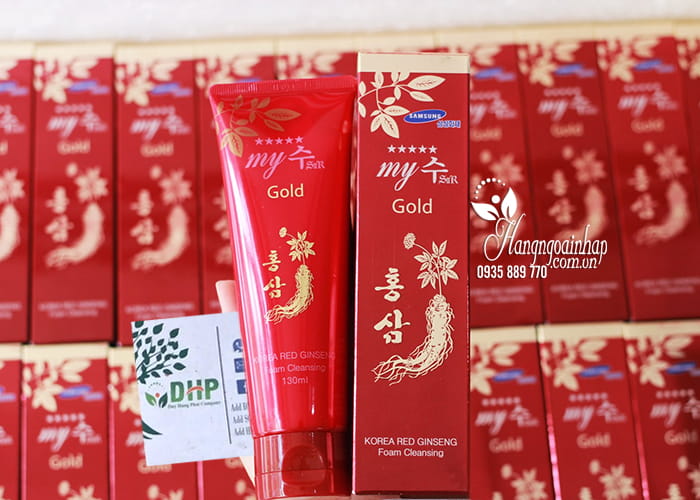 Sữa Rửa Mặt Hồng Sâm My Gold Korea Red Gingseng 99