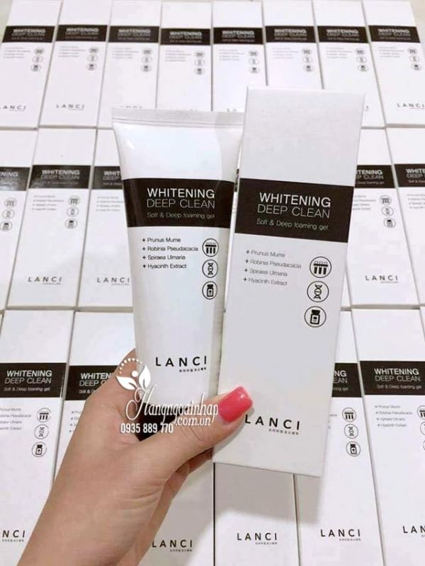 Sữa rửa mặt Lanci Whitening Deep Clean 100ml Hàn Quốc 1