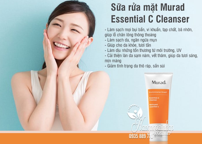 Sữa rửa mặt Murad Essential C Cleanser 200ml của Mỹ 1