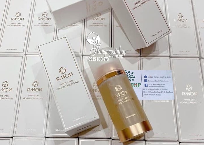 Sữa rửa mặt Rmon White Label Gold Cleansing Gel Hàn Quốc 8