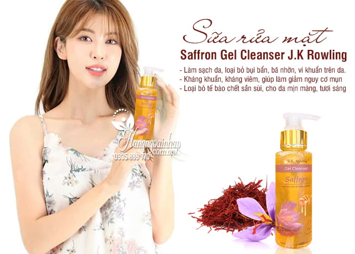Sữa rửa mặt Saffron Gel Cleanser J.K Rowling 100ml giá tốt 9