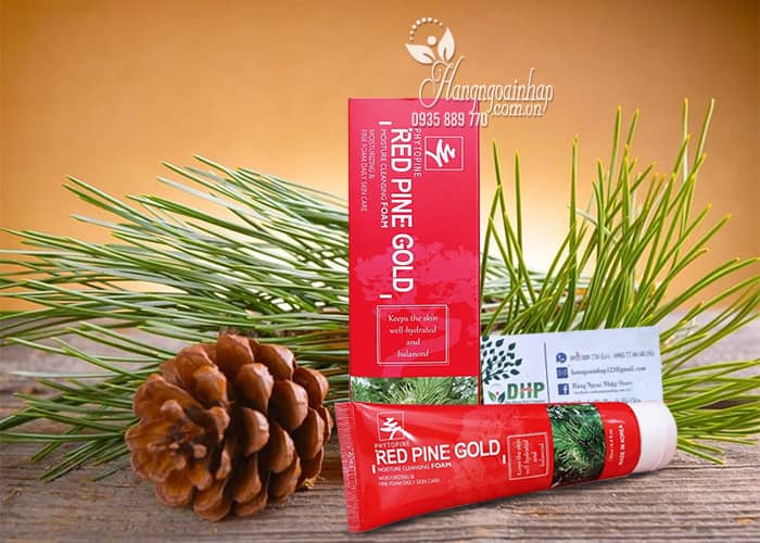 Sữa rửa mặt tinh dầu thông đỏ Red Pine Gold 130ml Hàn Quốc 5