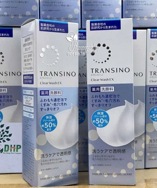 Sữa rửa mặt trị nám trắng da Transino Clear Wash 100g Nhật Bản 00