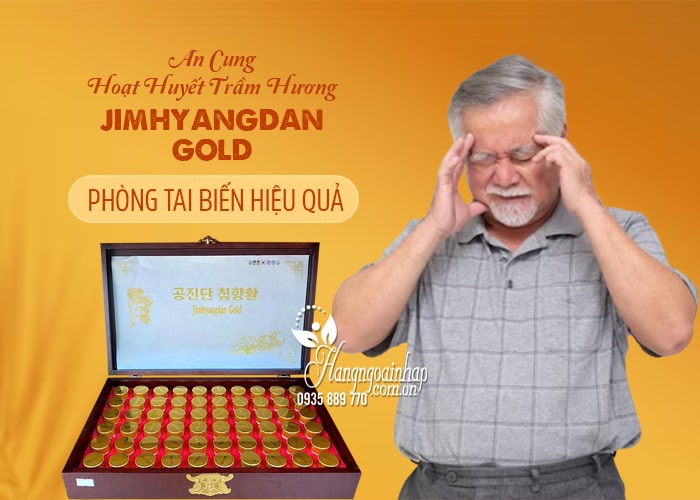 An cung hoạt huyết trầm hương Jimhyangdan Gold 60 viên 12