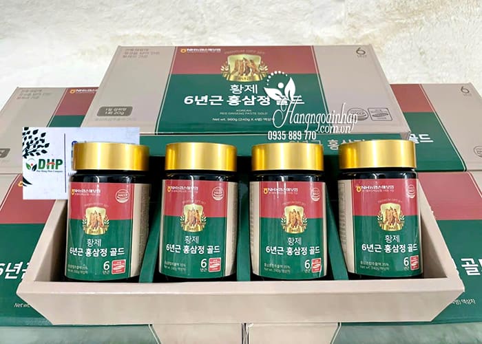 Cao hồng sâm nội địa Hàn Quốc 6 năm tuổi Duzon Health 4 lọ 1