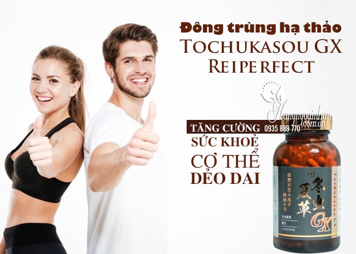 Đông trùng hạ thảo Tochukasou GX Reiperfect của Nhật Bản 4