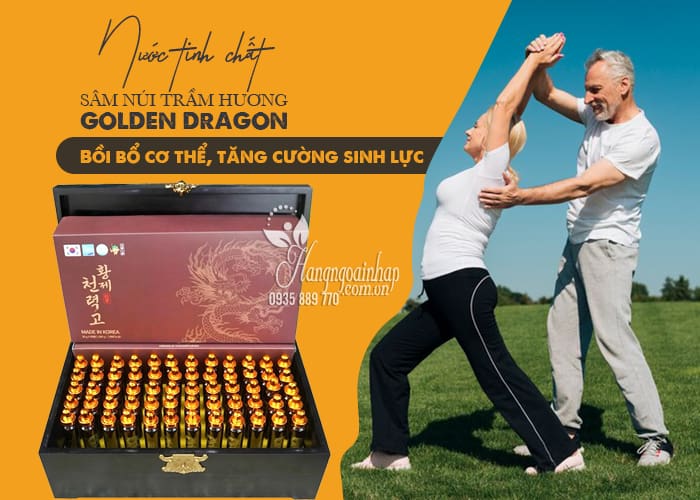 Nước tinh chất sâm núi trầm hương Golden Dragon Hàn Quốc 12