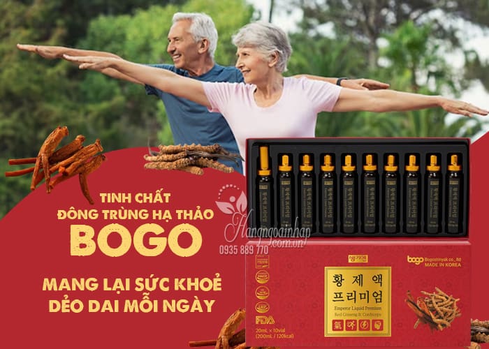 Tinh chất đông trùng hạ thảo Bogo Hàn Quốc 20ml x 10 ống 1