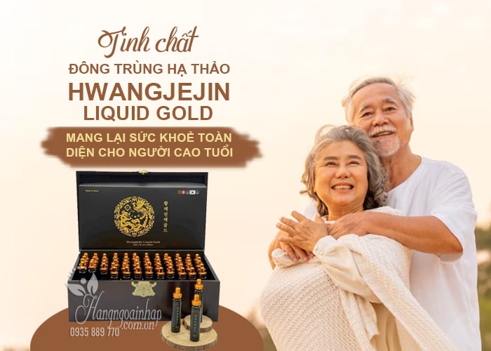 Tinh chất đông trùng hạ thảo Hwangjejin Liquid Gold 60 ống 1