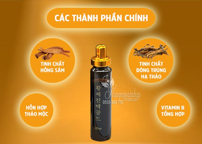 Tinh chất hồng sâm đông trùng Premium Hwangjin Liquid Gold 34