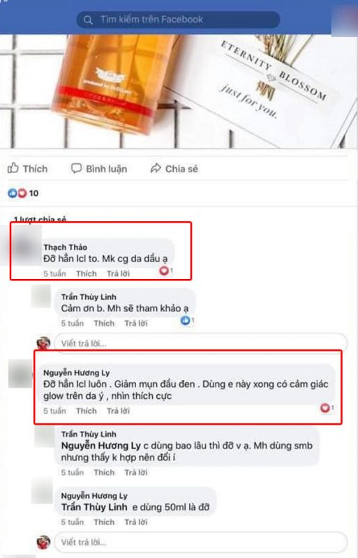 Review serum se khít lỗ chân lông Labo Labo VC Super Keana3