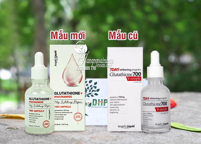 Huyết thanh trắng da 7 day whitening program glutathione 700 1