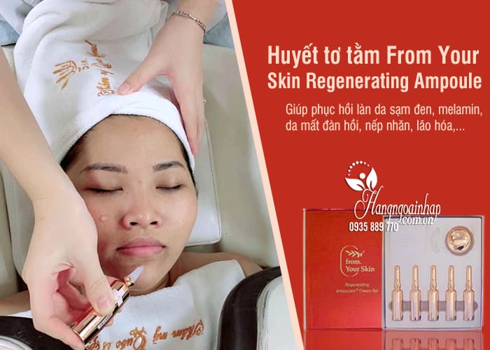 Huyết tơ tằm From Your Skin Regenerating Ampoule + Cream Set 6