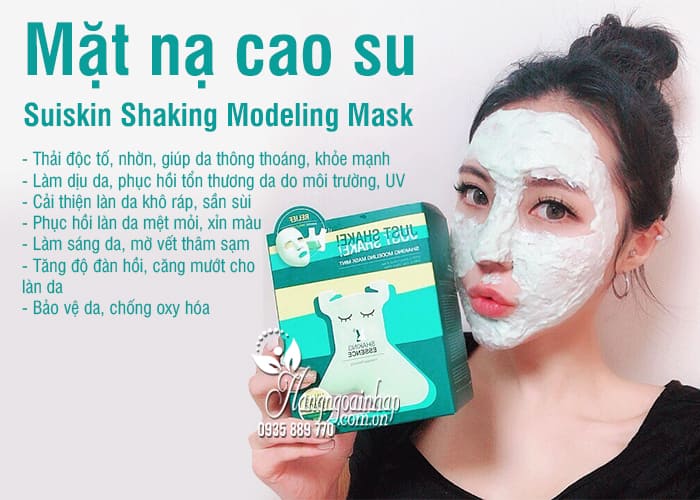 Mặt nạ cao su Suiskin Shaking Modeling Mask Hàn Quốc 4