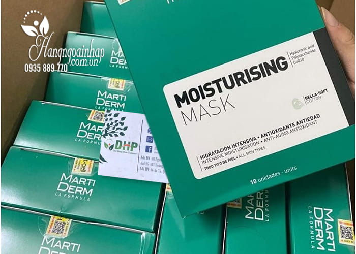 Mặt nạ dưỡng ẩm MartiDerm Moisturising Mask cao cấp 9