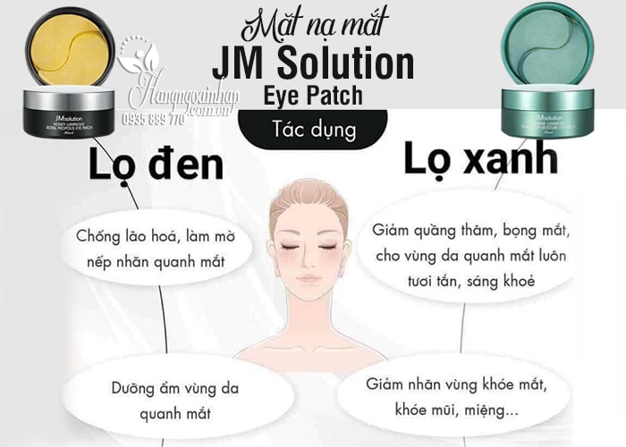 Mặt nạ mắt JM Solution Eye Patch 60 miếng của Hàn Quốc  1