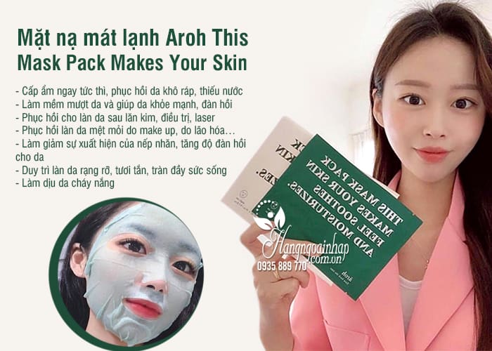 Mặt nạ mát lạnh Aroh This Mask Pack Makes Your Skin 2