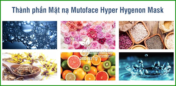 Mặt nạ Mutoface Hyper Hygenon Mask Hàn Quốc 50ml  7