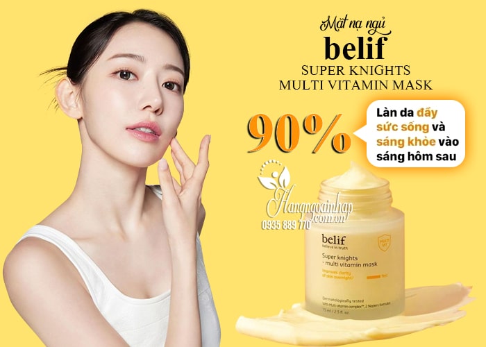 Mặt nạ ngủ Belif Super Knights Multi Vitamin Mask 75ml Hàn Quốc 1