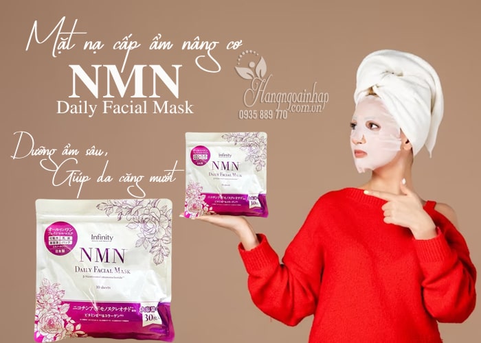 Mặt nạ NMN Infinity Daily Facial Mask cấp ẩm nâng cơ 1