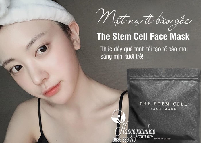 Mặt nạ tế bào gốc The Stem Cell Face Mask 30 miếng Nhật Bản 1
