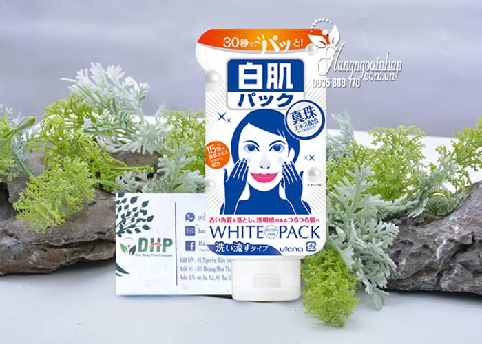 Mặt Nạ Trắng Da Cam Thảo Utena White Pack 140g Của Nhật 9