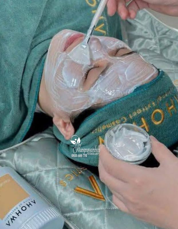 Mặt nạ ủ trắng da Ahohwa Tone Up Brightening Cream Mask 500g 12