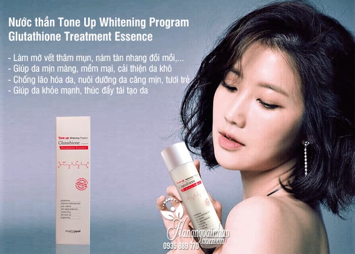 Nước thần Tone Up Whitening Program Glutathione Treatment Essence 1