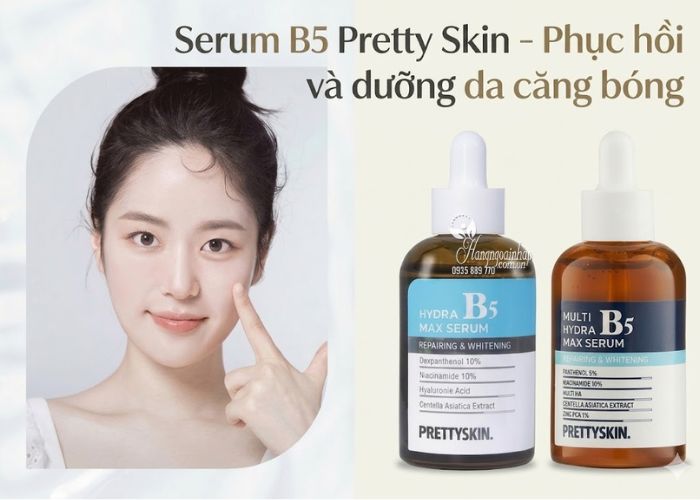 Serum B5 Pretty Skin Hydra Max Serum 50ml của Hàn Quốc  6