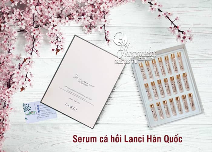 Serum cá hồi Lanci Hàn Quốc mẫu mới hộp 21 lọ chính hãng 1