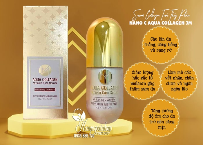 Serum collagen tươi thủy phân Aqua Collagen JM 40g Hàn Quốc 67