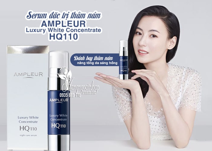 Serum đặc trị thâm nám Ampleur Luxury White Concentrate HQ110 12