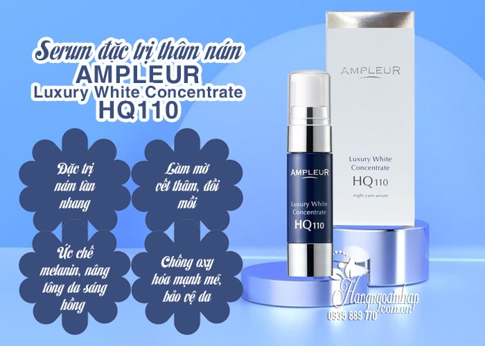 Serum đặc trị thâm nám Ampleur Luxury White Concentrate HQ110 1