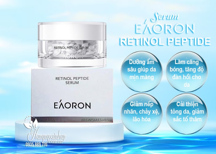 Serum Eaoron Retinol Peptide 60 viên của Úc chống lão hóa da 67