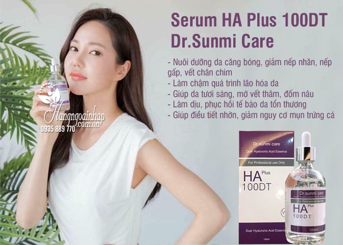 Serum HA Plus 100DT Dr.Sunmi Care 100ml của Hàn Quốc 2